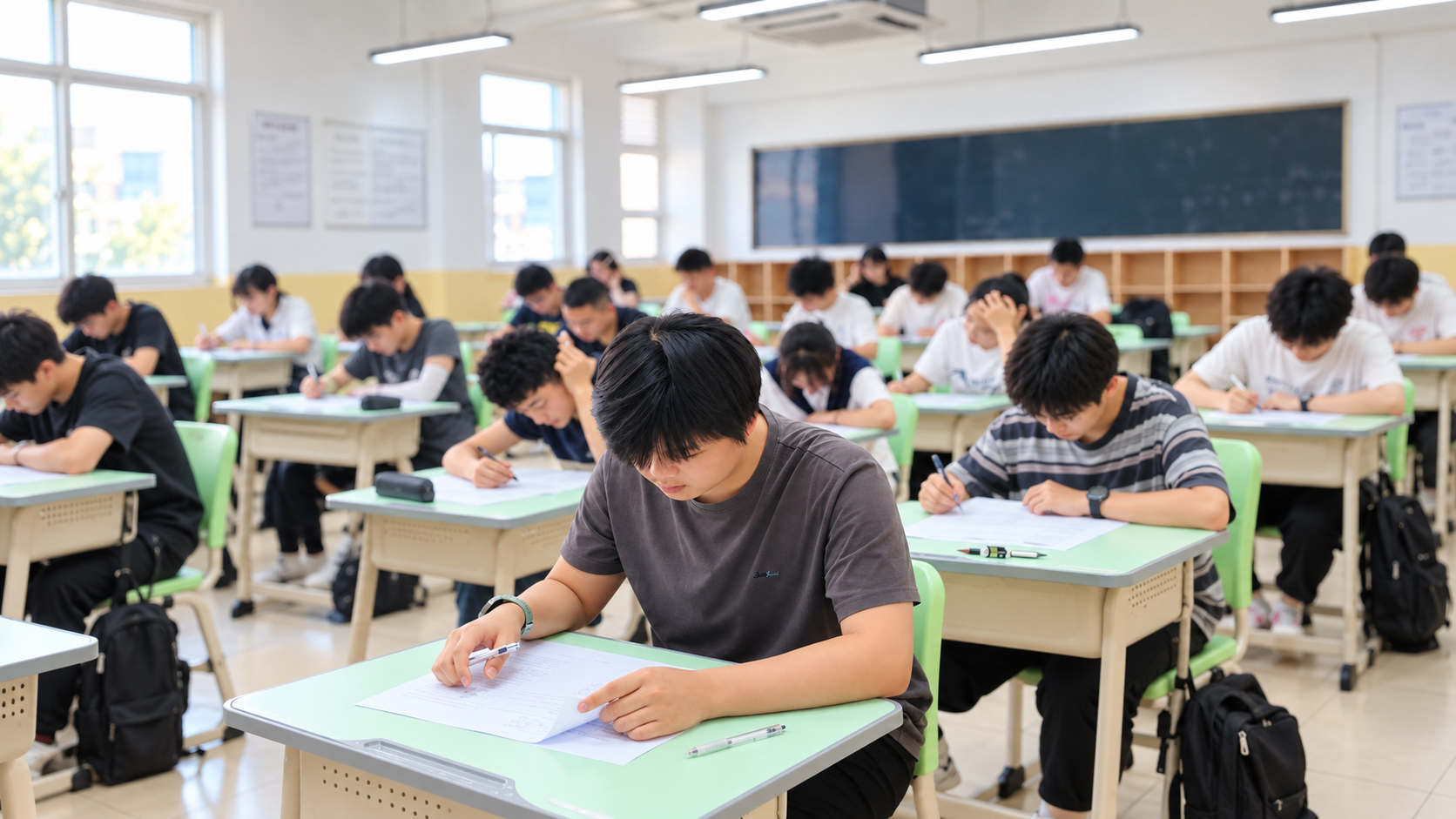 高三冲刺课程学习场景